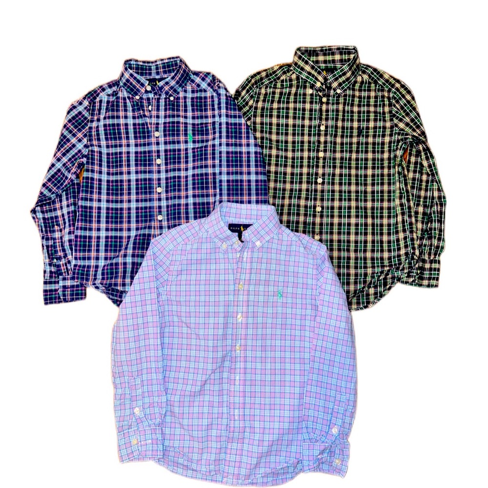 Ralph Lauren long sleeve shirt bundle size 8